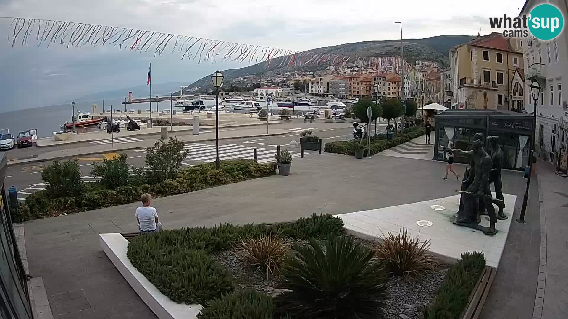 Live webcam Senj riva – fronte mare