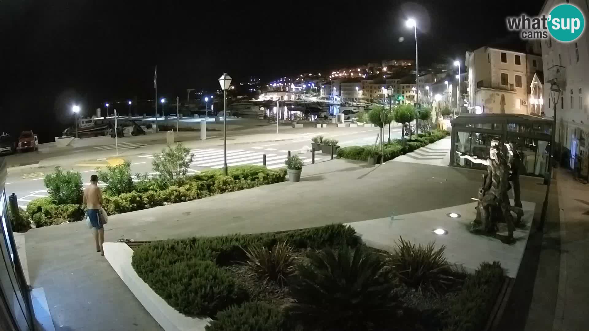 Live webcam Senj riva – seafront – Croatia