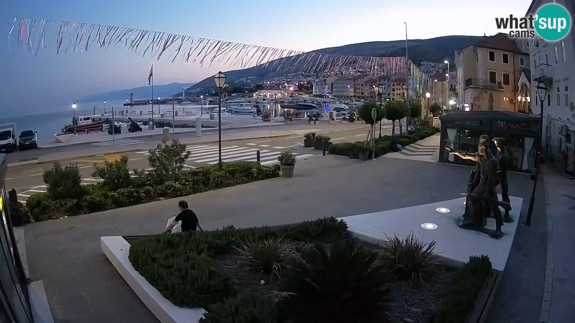 Live-Webcam Senj Riva – direkt am Meer – Kroatien