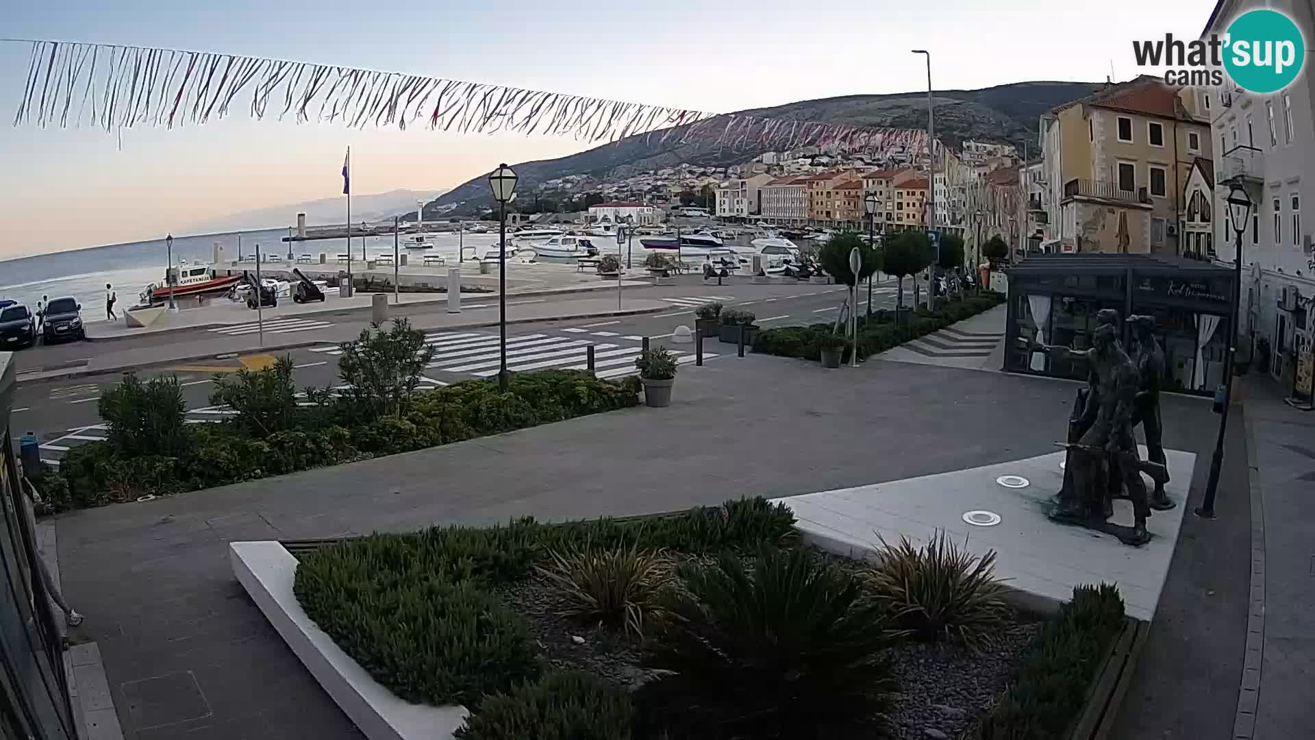 Live-Webcam Senj Riva – direkt am Meer – Kroatien