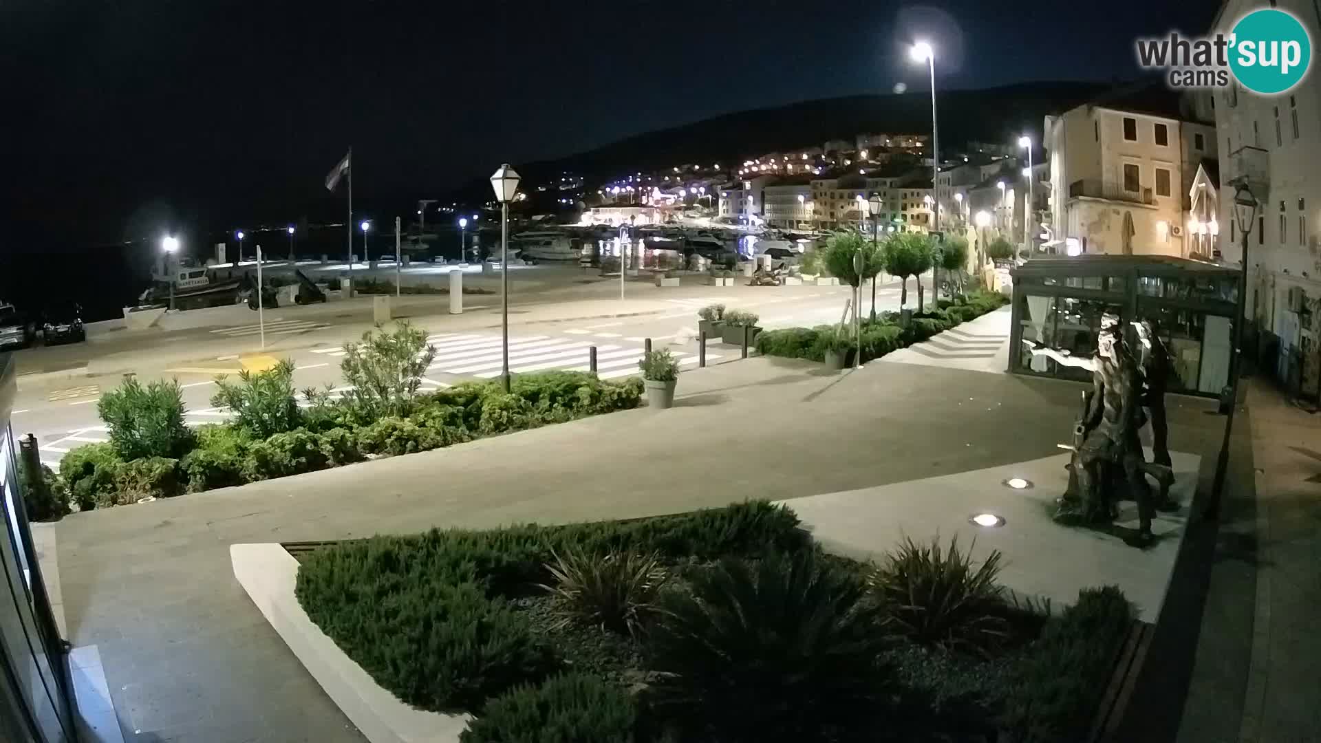 Live-Webcam Senj Riva – direkt am Meer – Kroatien