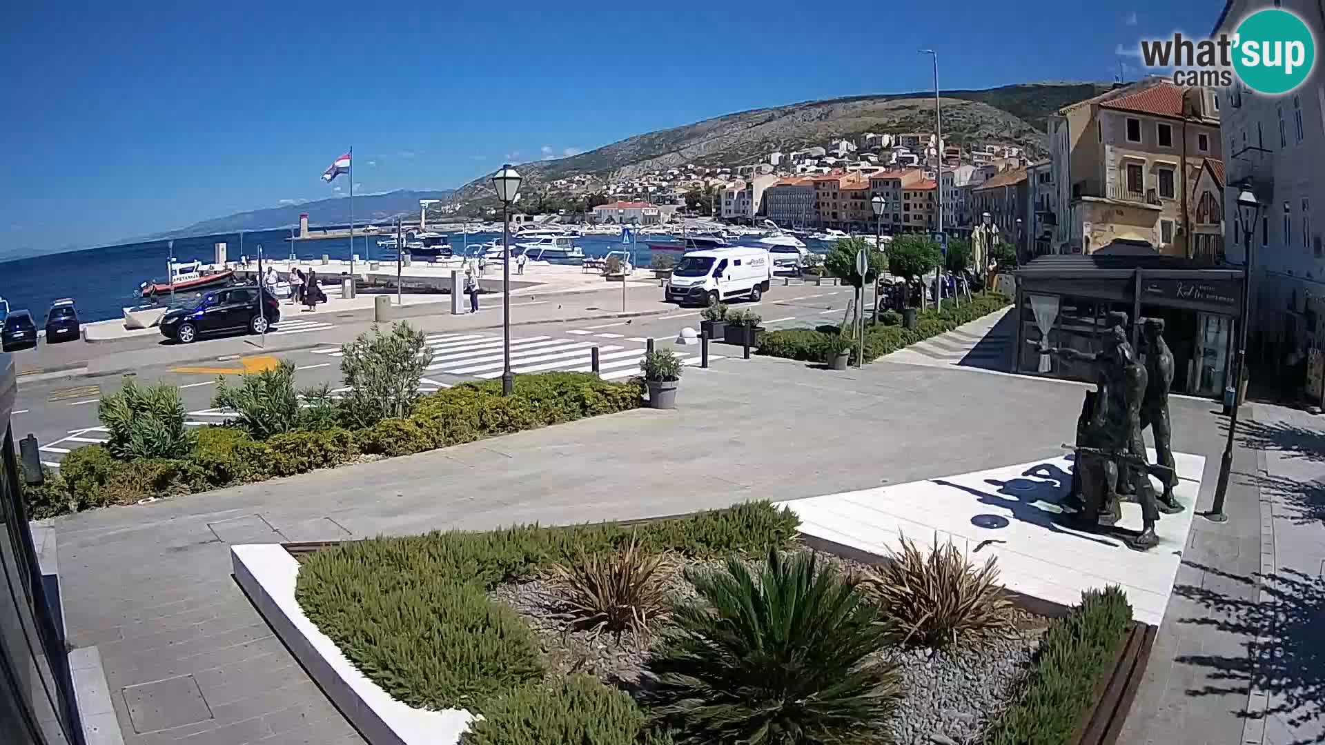 Live webcam Senj riva – seafront – Croatia