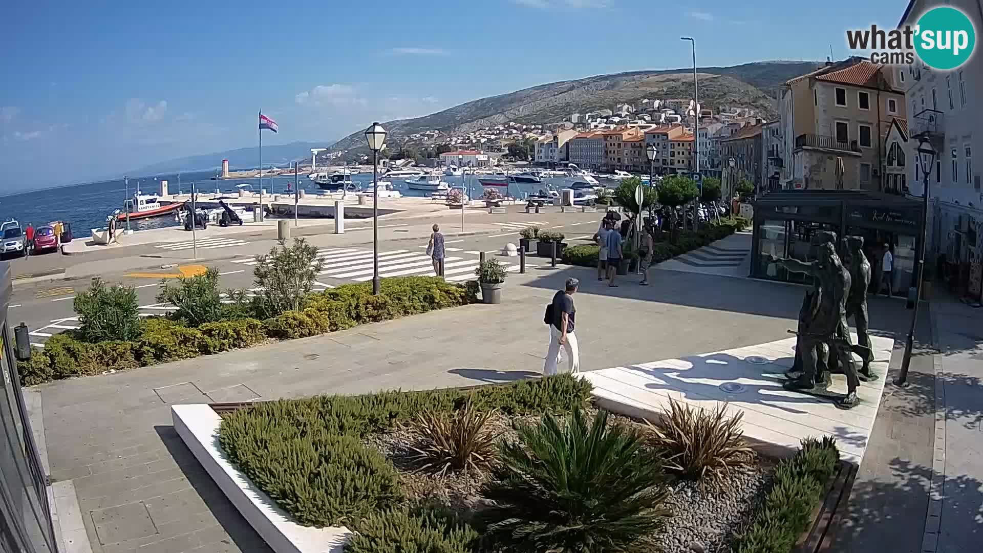 Live webcam Senj riva – seafront – Croatia
