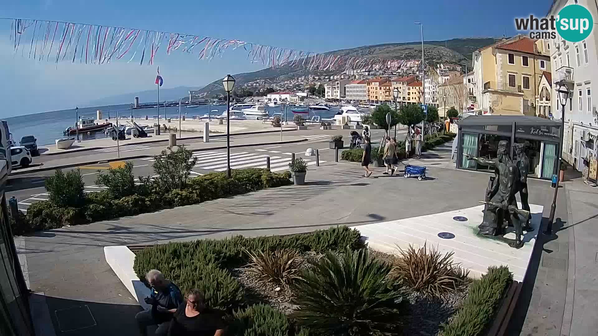 Spletna kamera v živo Senj riva – Hrvaška