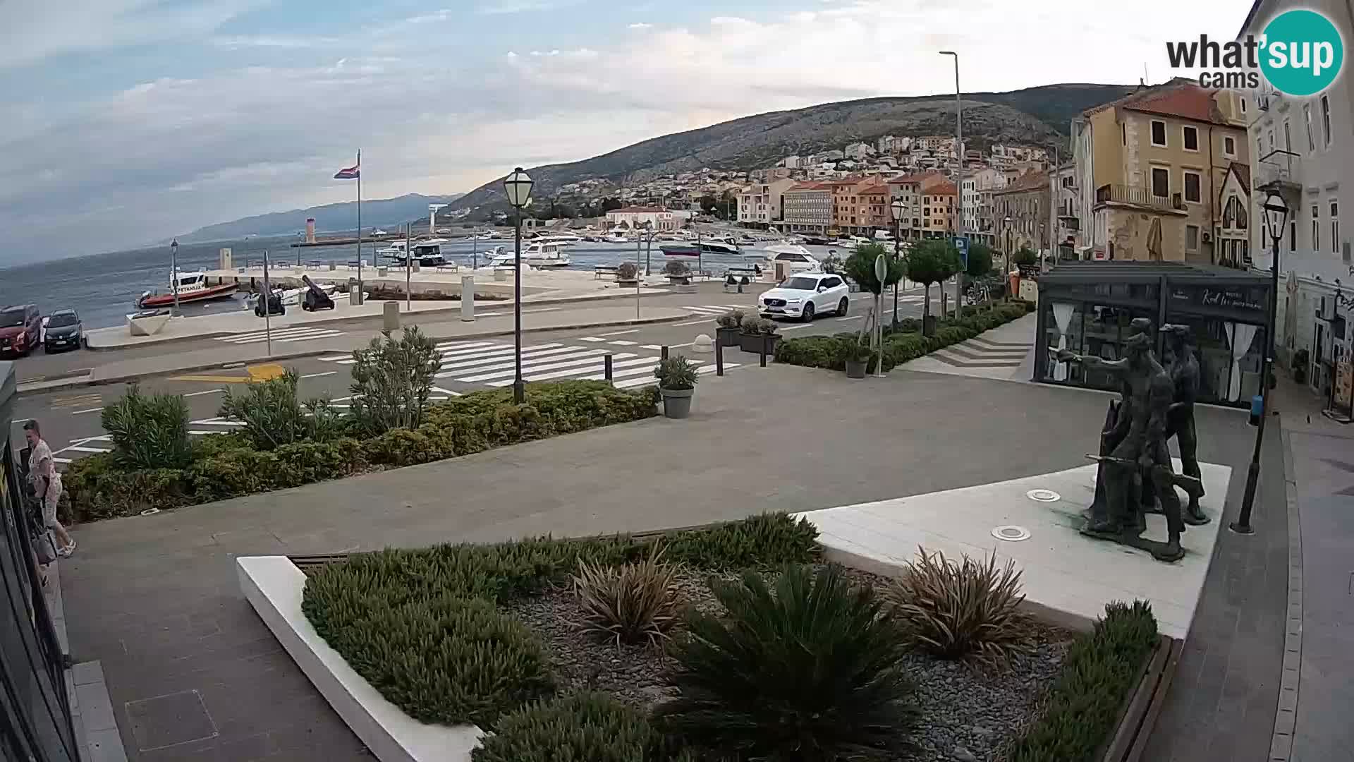 Live webcam Senj riva – seafront – Croatia