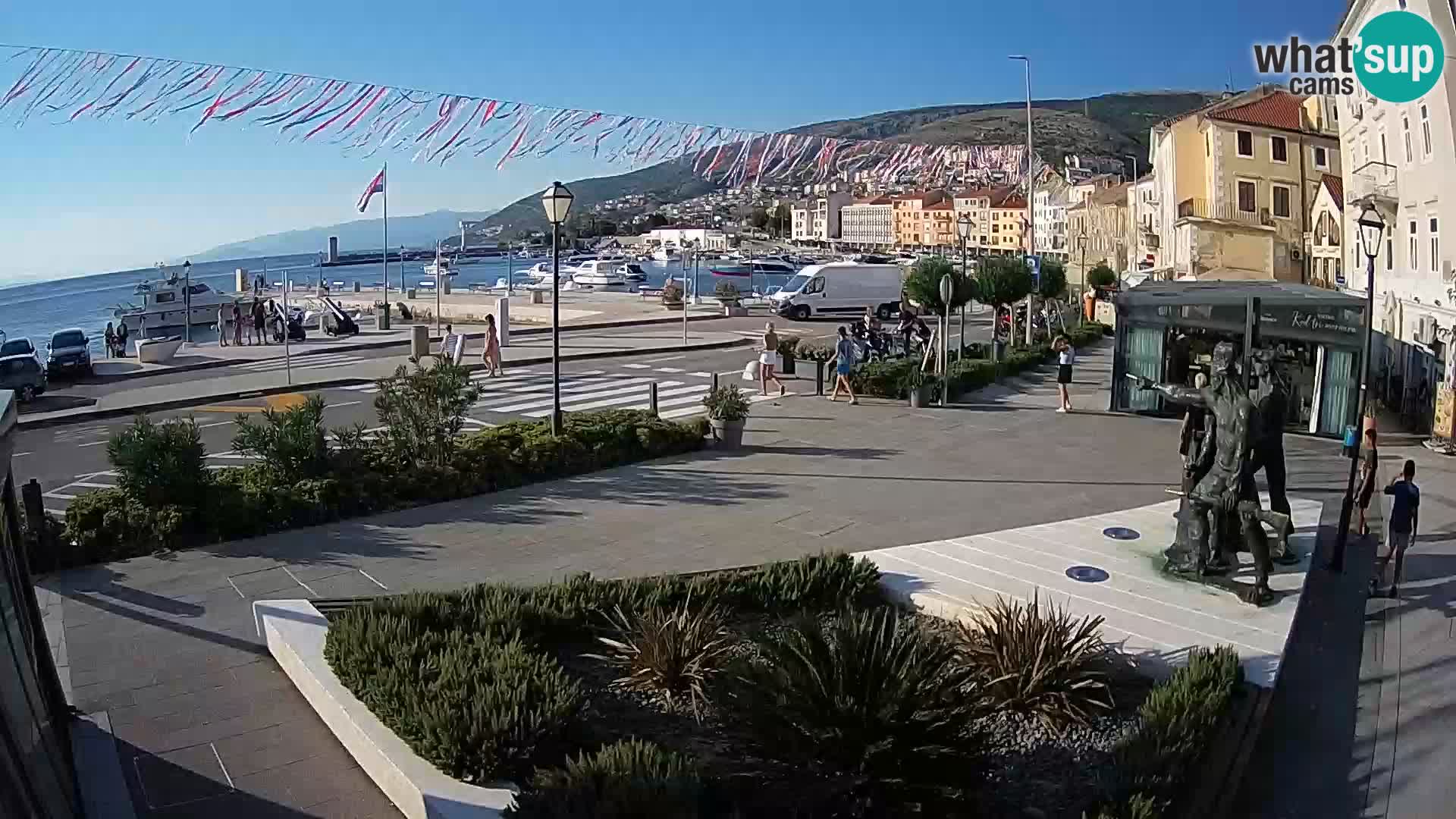 Webcam en vivo Senj riva – paseo marítimo