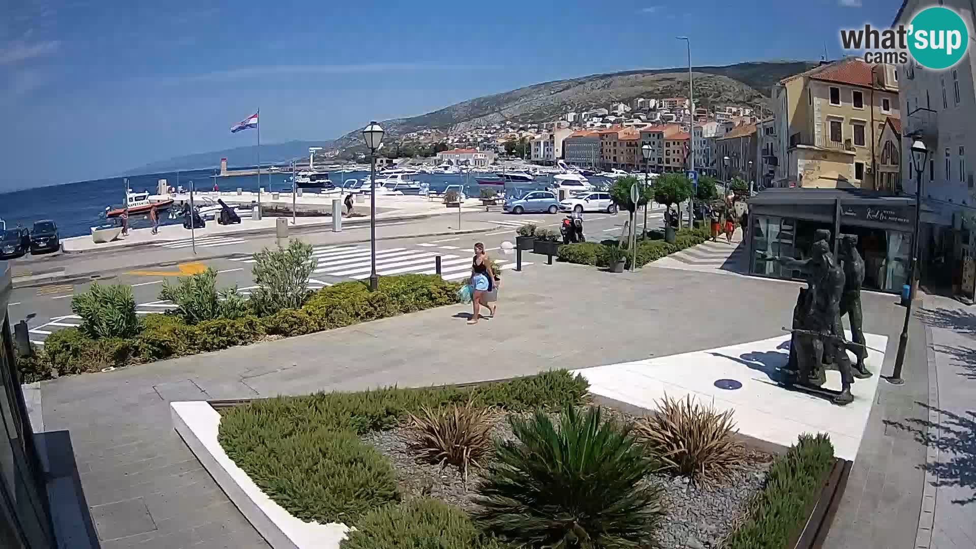 Spletna kamera v živo Senj riva – Hrvaška