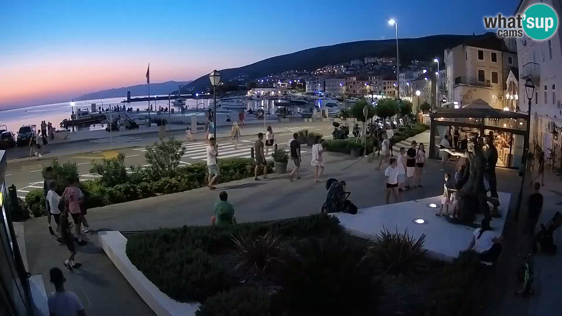 Webcam en vivo Senj riva – paseo marítimo