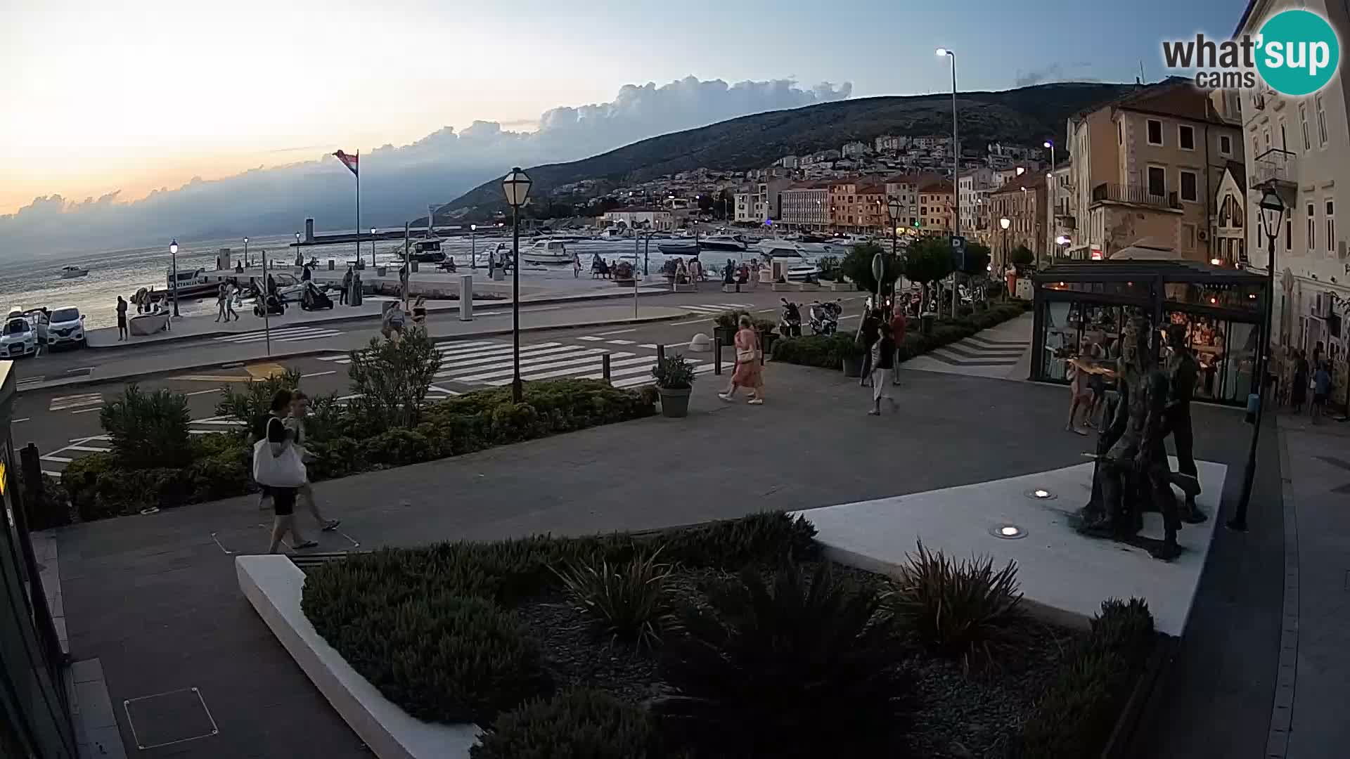 Webcam en vivo Senj riva – paseo marítimo