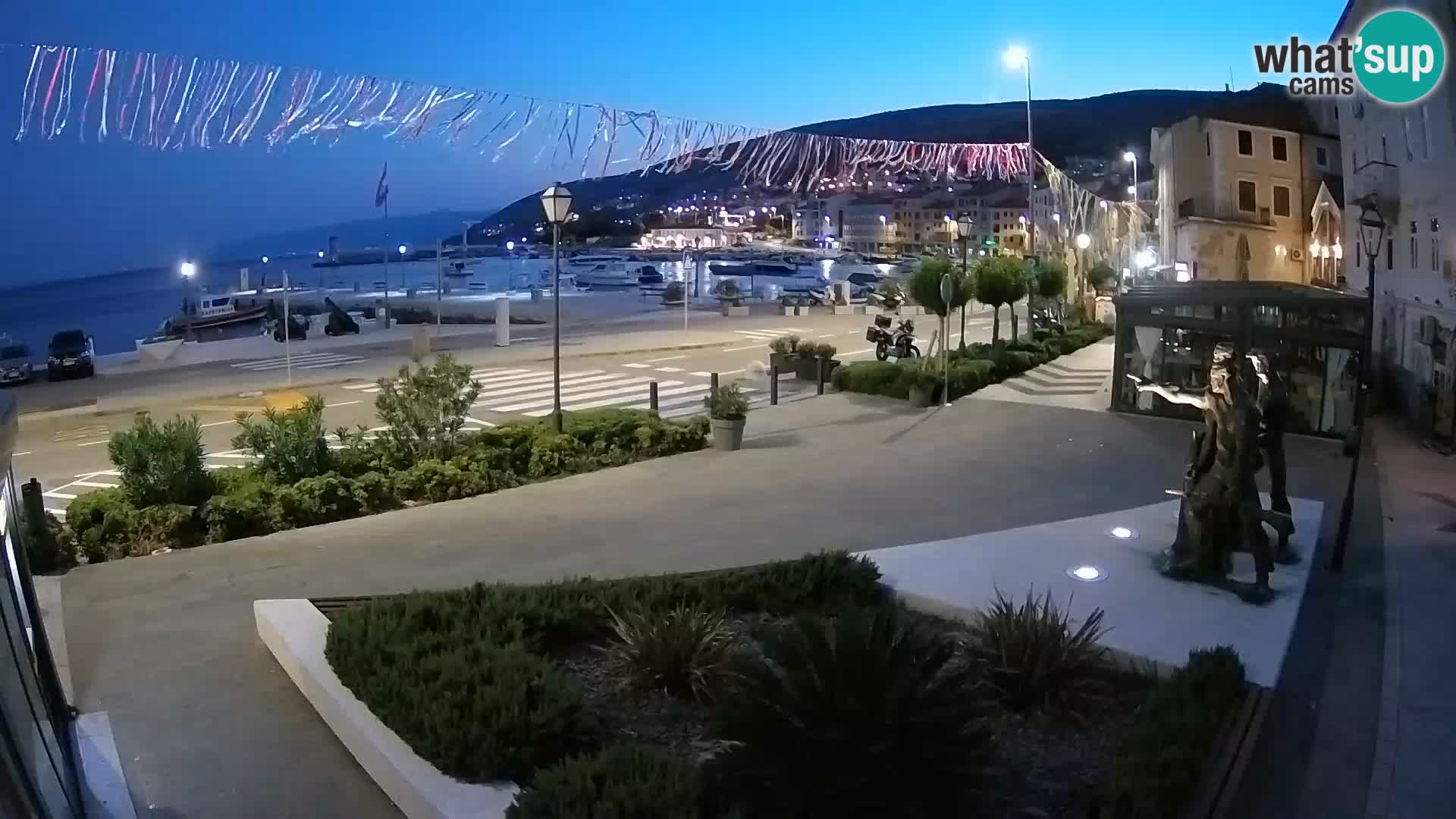 Live webcam Senj riva – seafront – Croatia