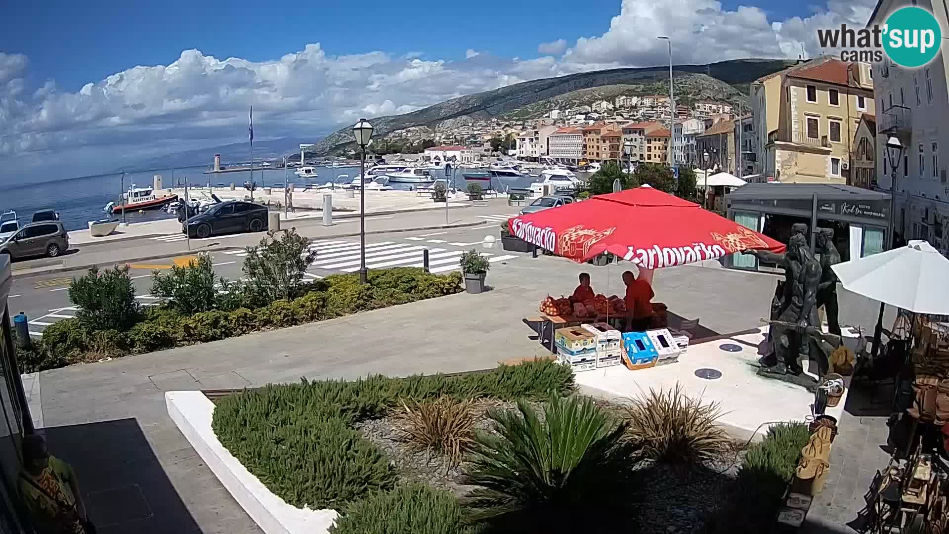 Live webcam Senj riva – fronte mare