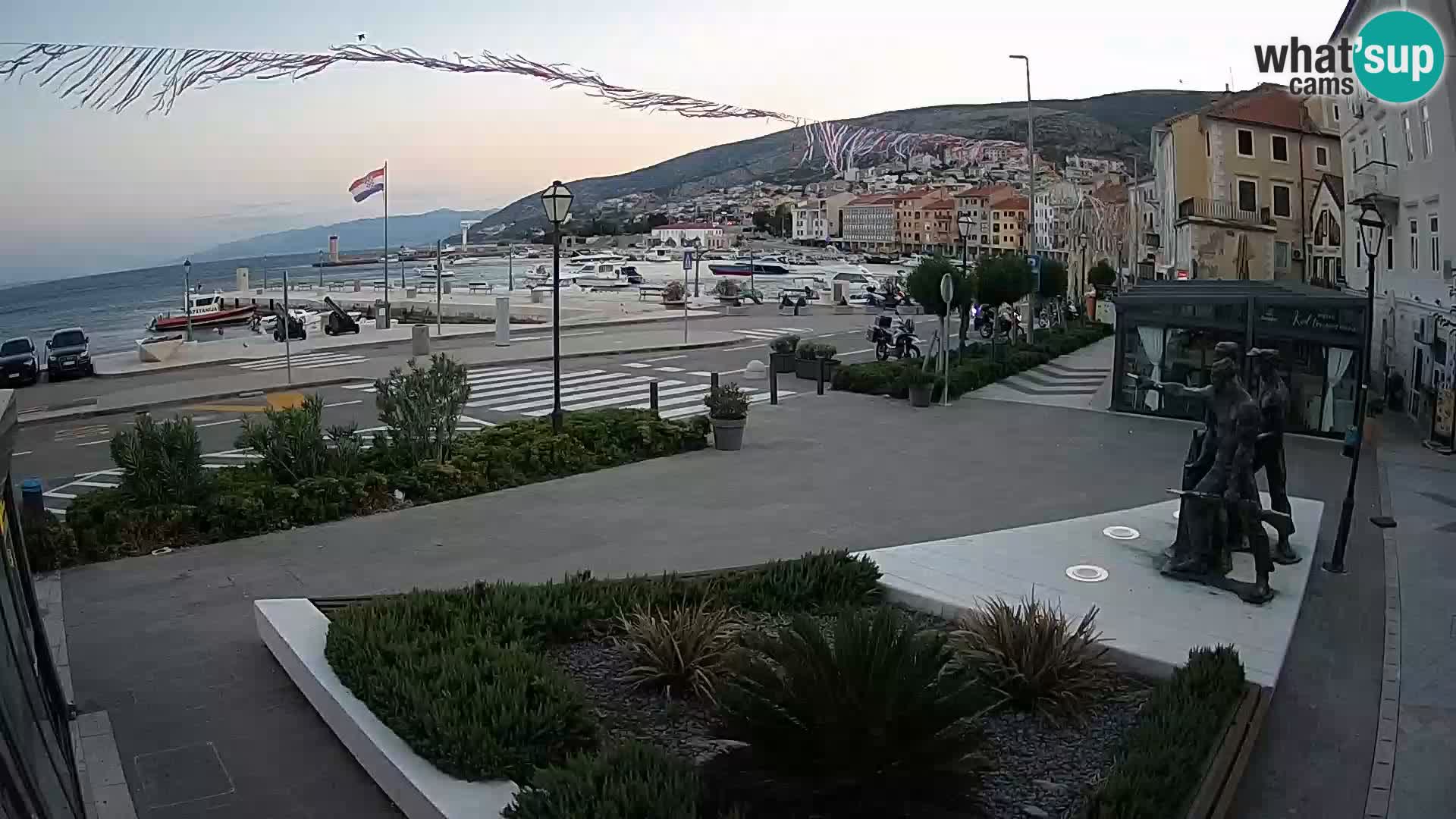 Webcam en vivo Senj riva – paseo marítimo