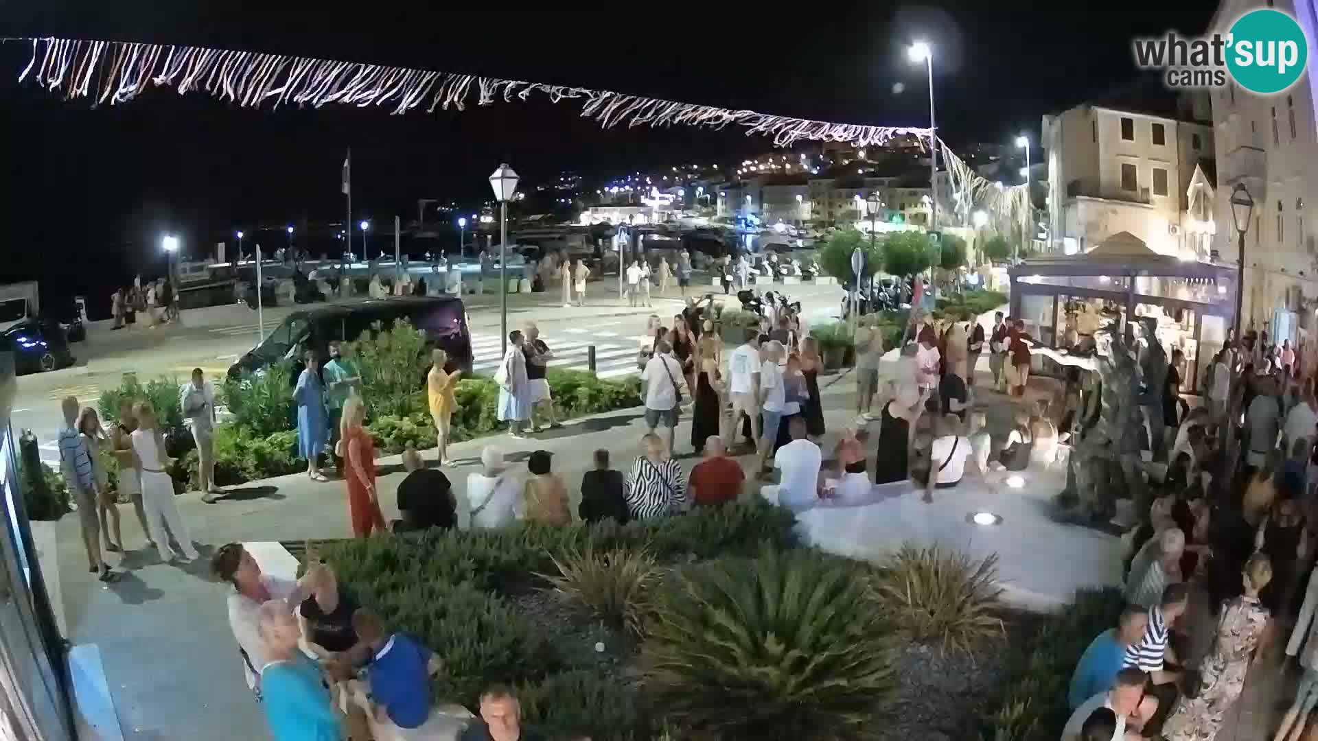 Live webcam Senj riva – seafront – Croatia