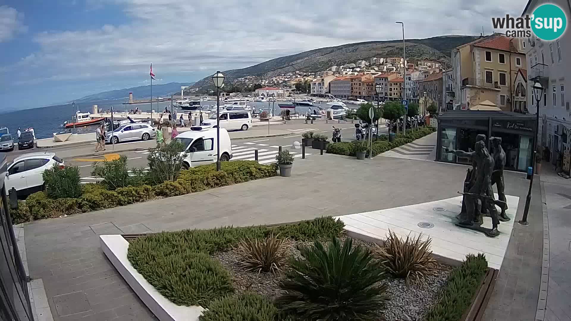 Live webcam Senj riva – seafront – Croatia