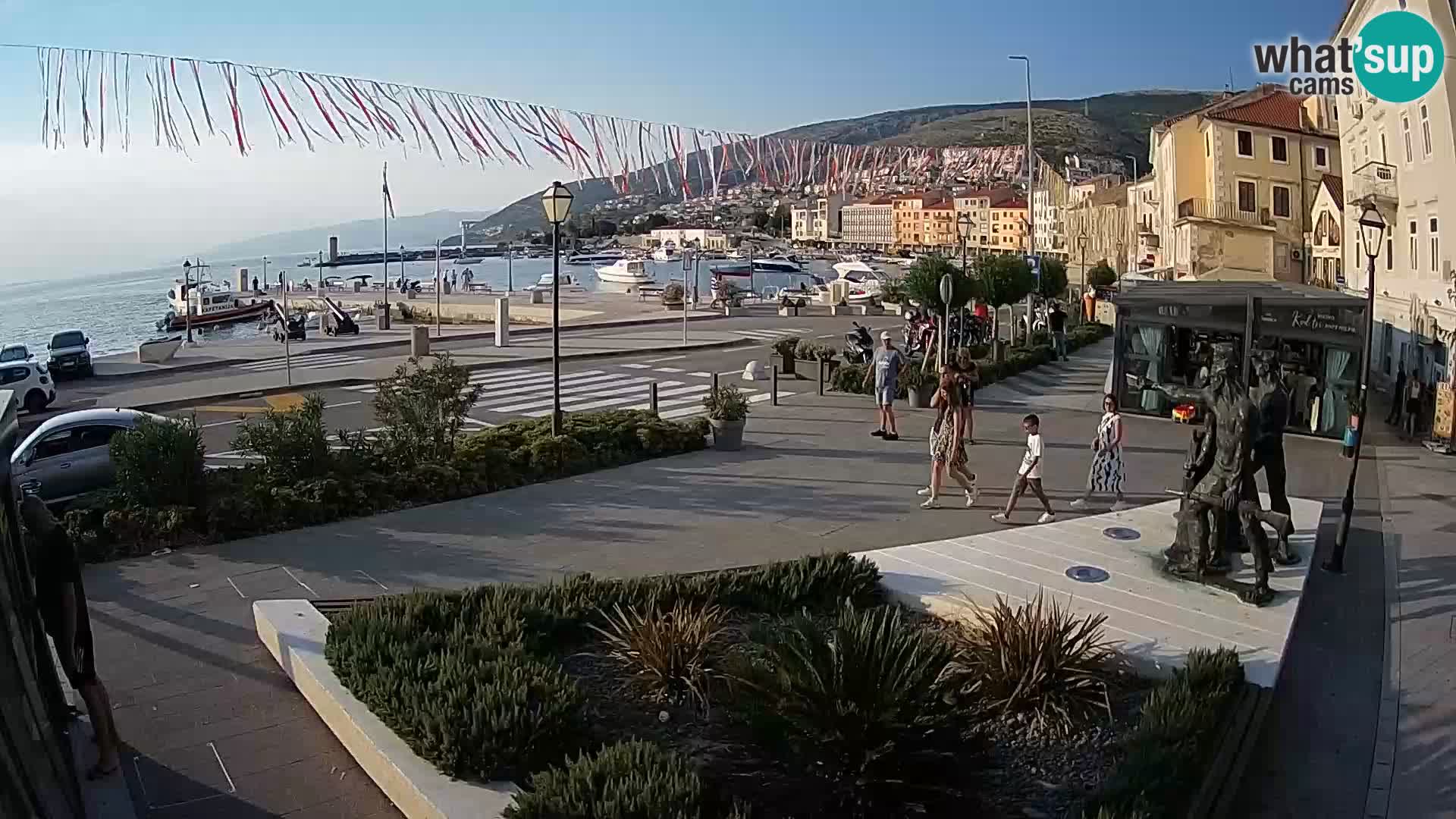 Live webcam Senj riva – seafront – Croatia