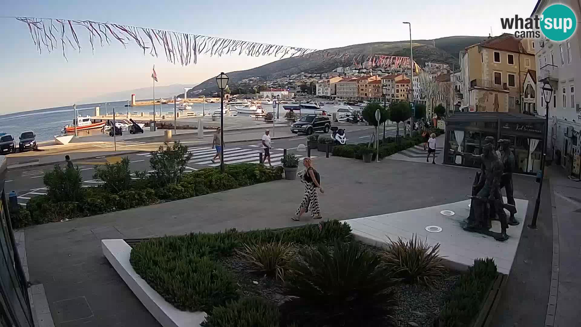 Live webcam Senj riva – seafront – Croatia