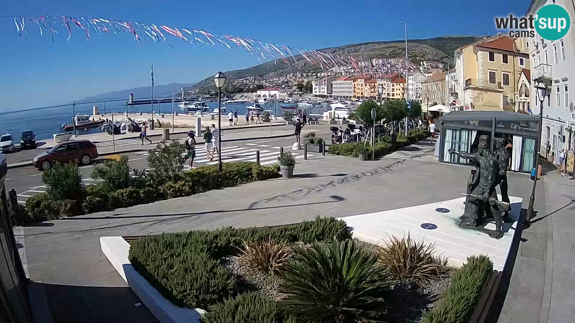 Live webcam Senj riva – seafront – Croatia