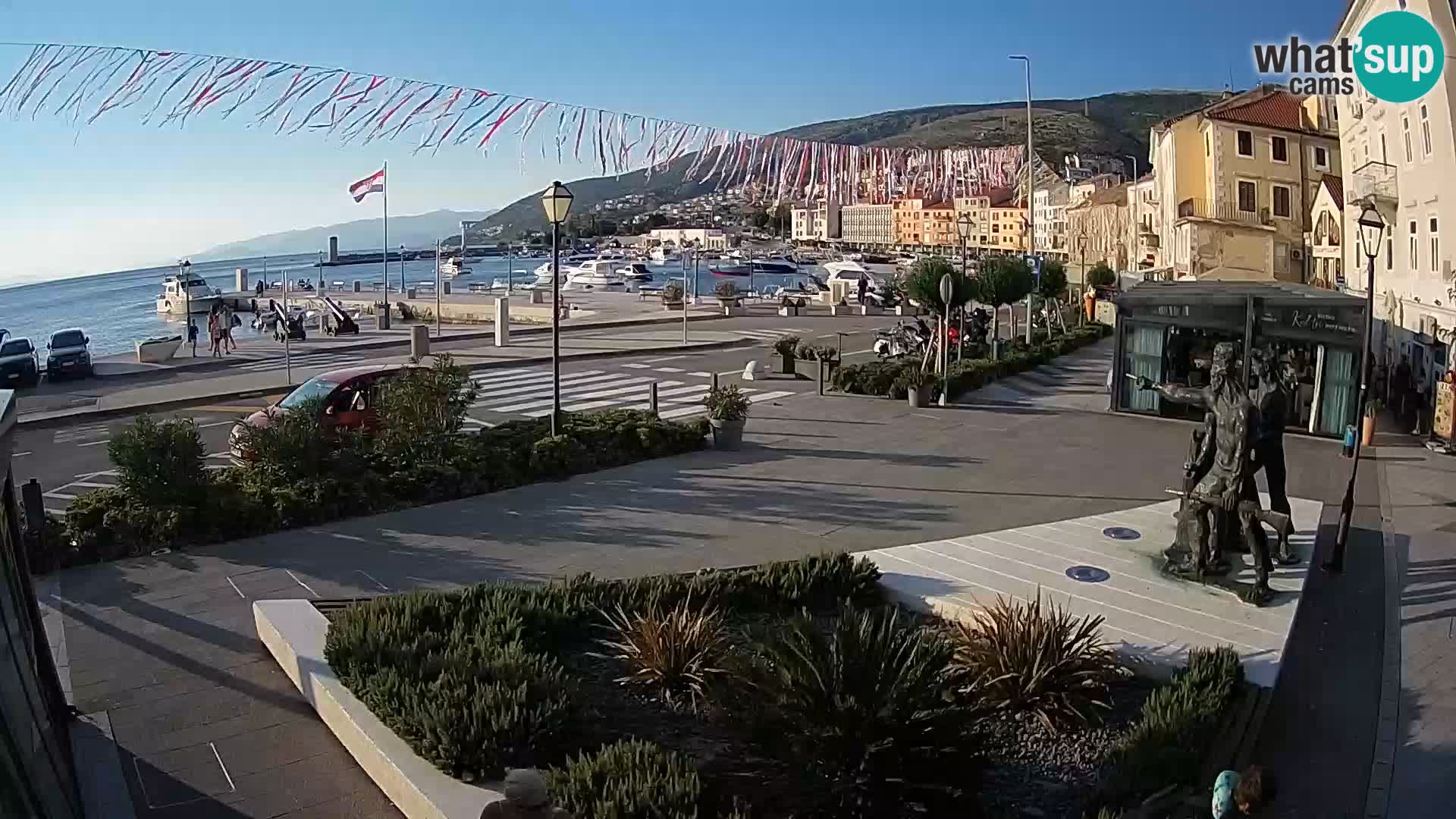 Live webcam Senj riva – seafront – Croatia