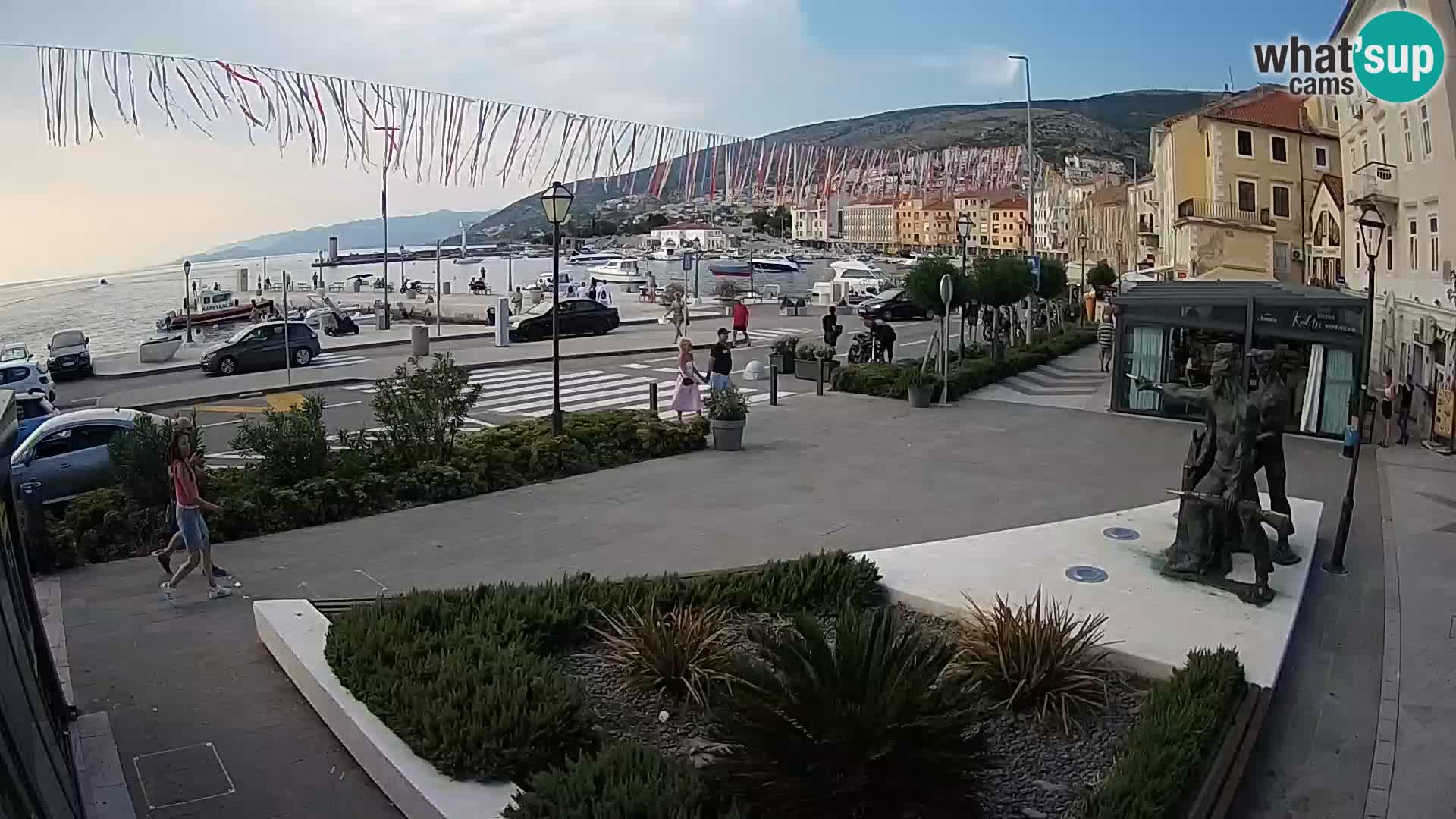 Spletna kamera v živo Senj riva – Hrvaška