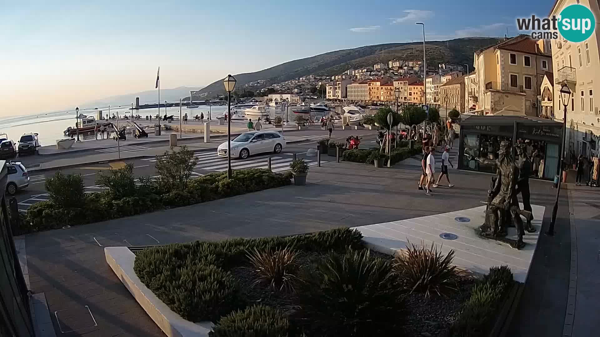 Live-Webcam Senj Riva – direkt am Meer – Kroatien
