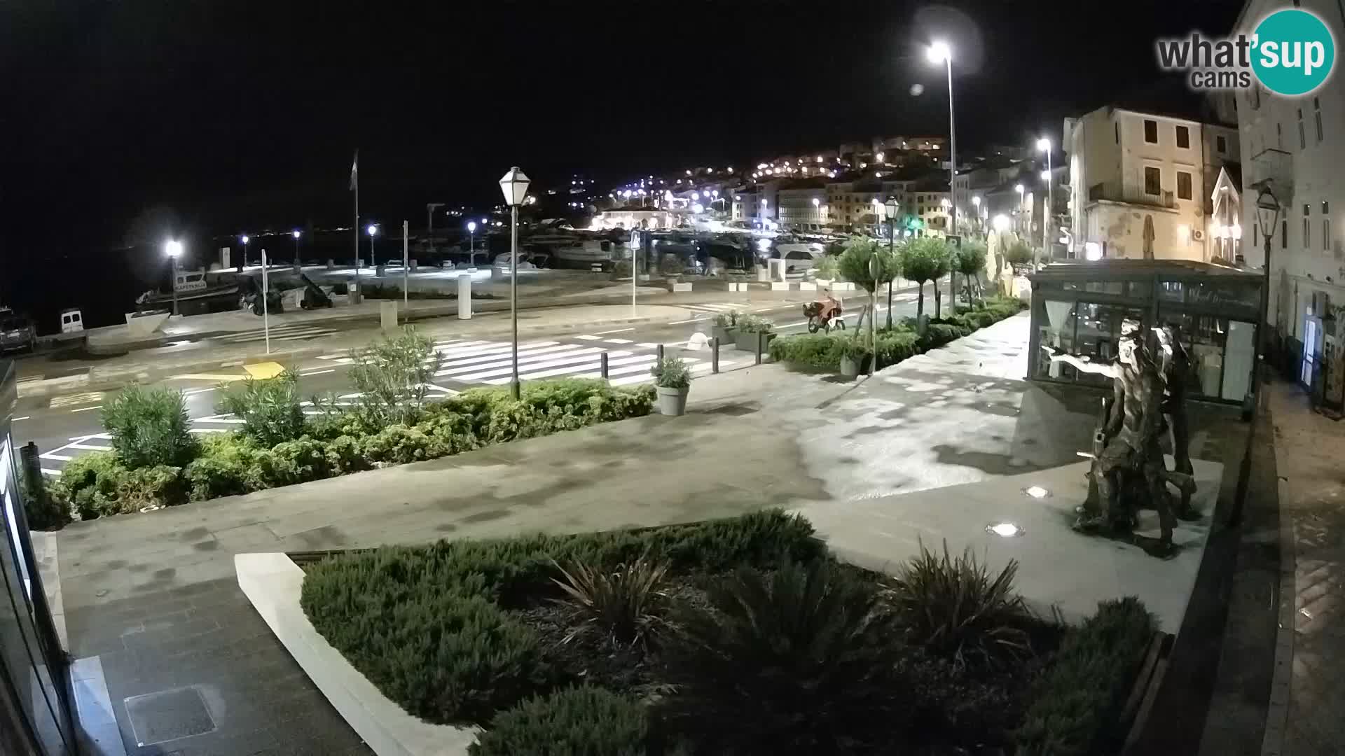 Live-Webcam Senj Riva – direkt am Meer – Kroatien