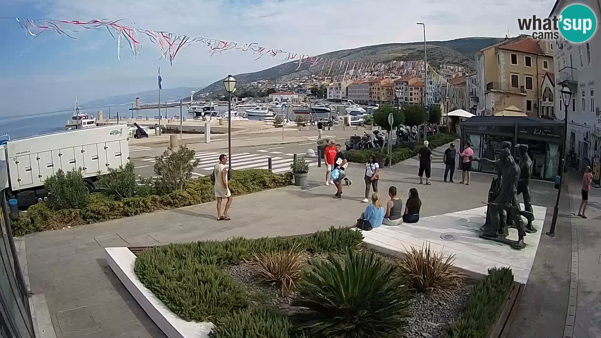 Live-Webcam Senj Riva – direkt am Meer – Kroatien