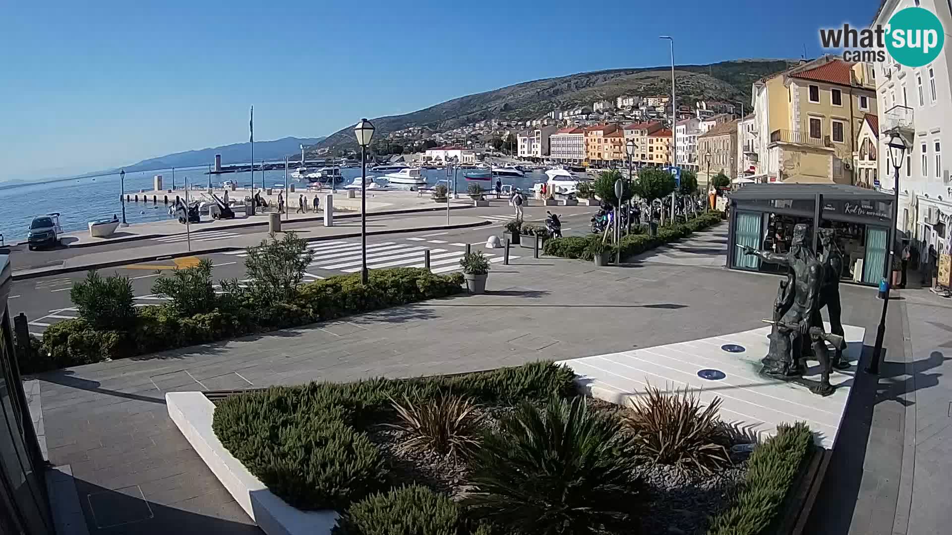 Live webcam Senj riva – seafront – Croatia