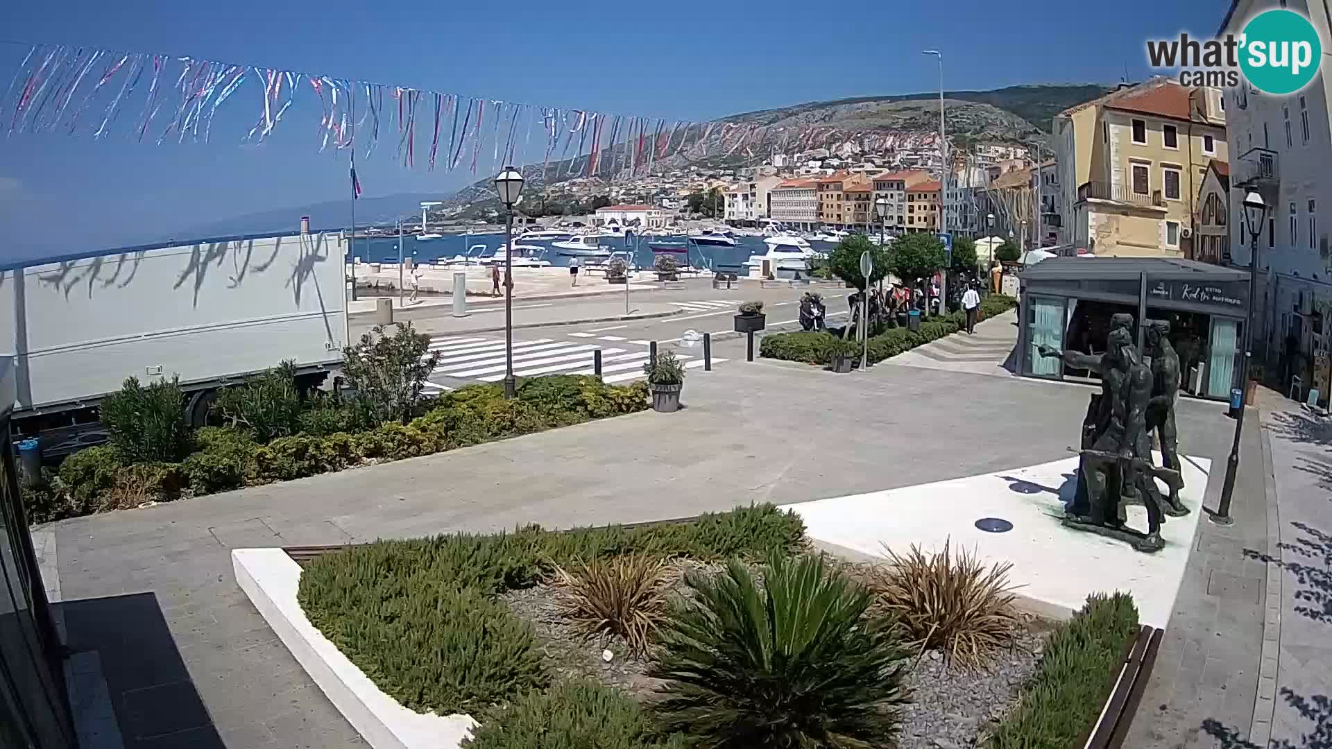 Webcam en vivo Senj riva – paseo marítimo
