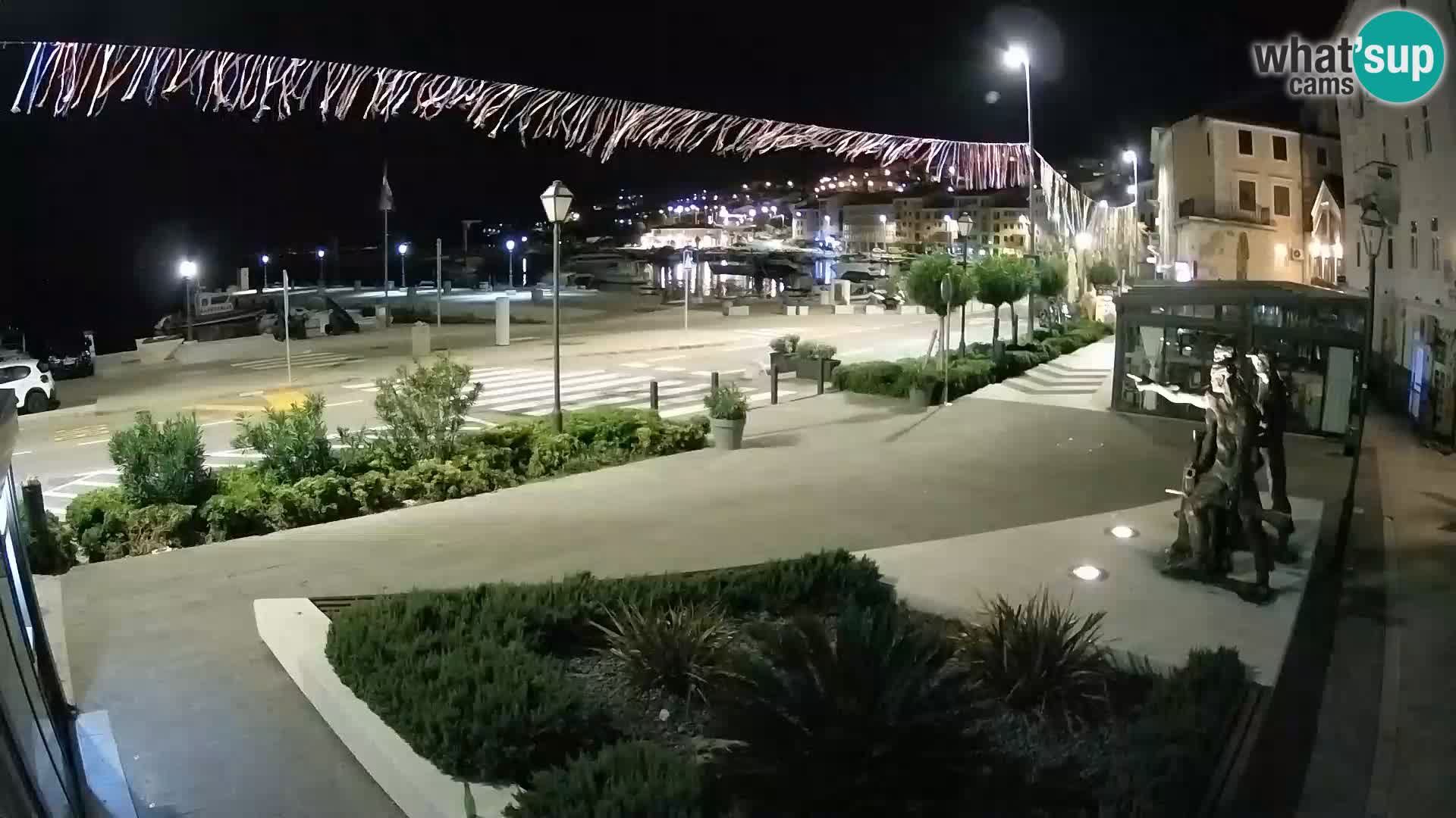 Live webcam Senj riva – seafront – Croatia