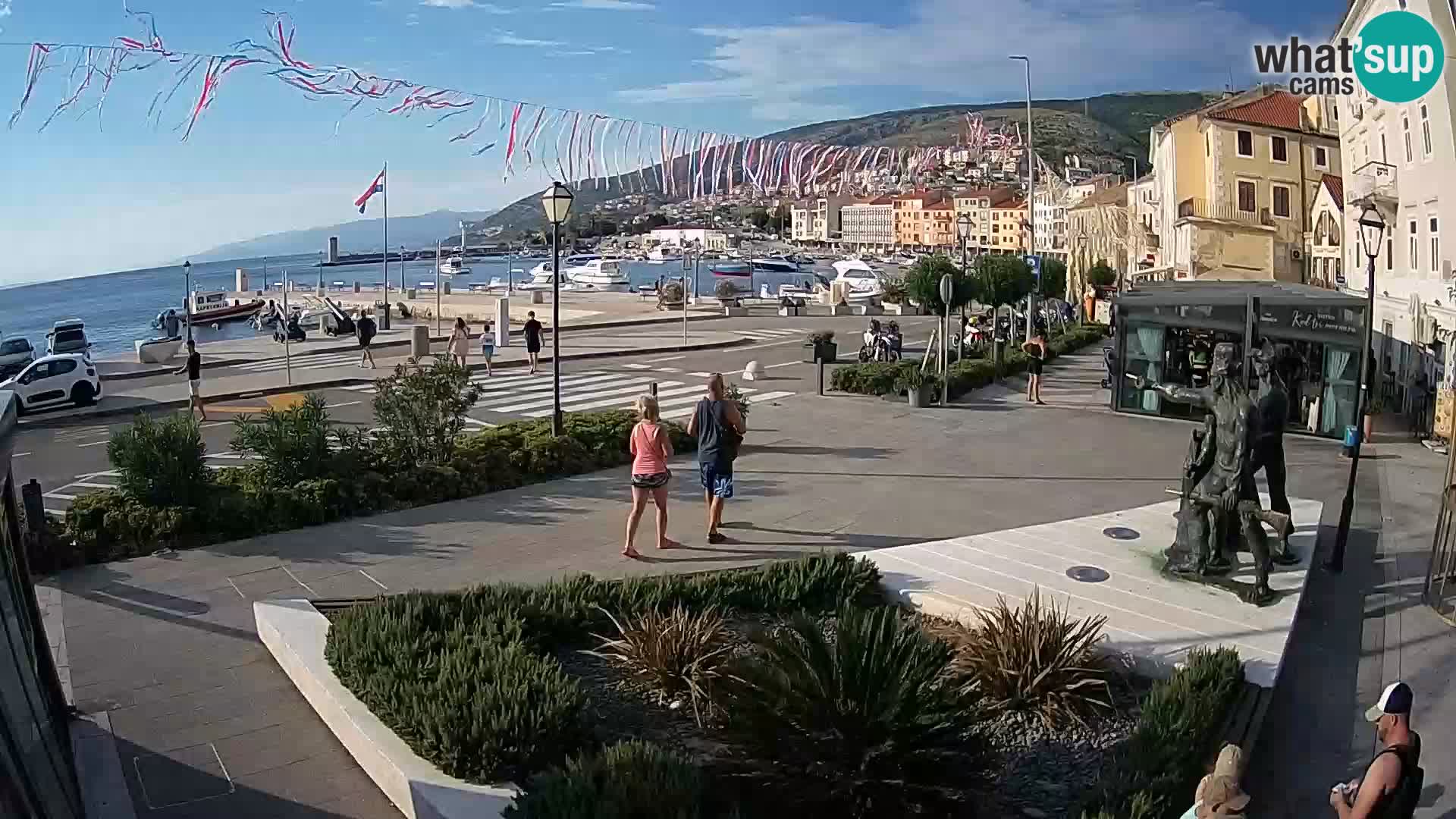 Spletna kamera v živo Senj riva – Hrvaška