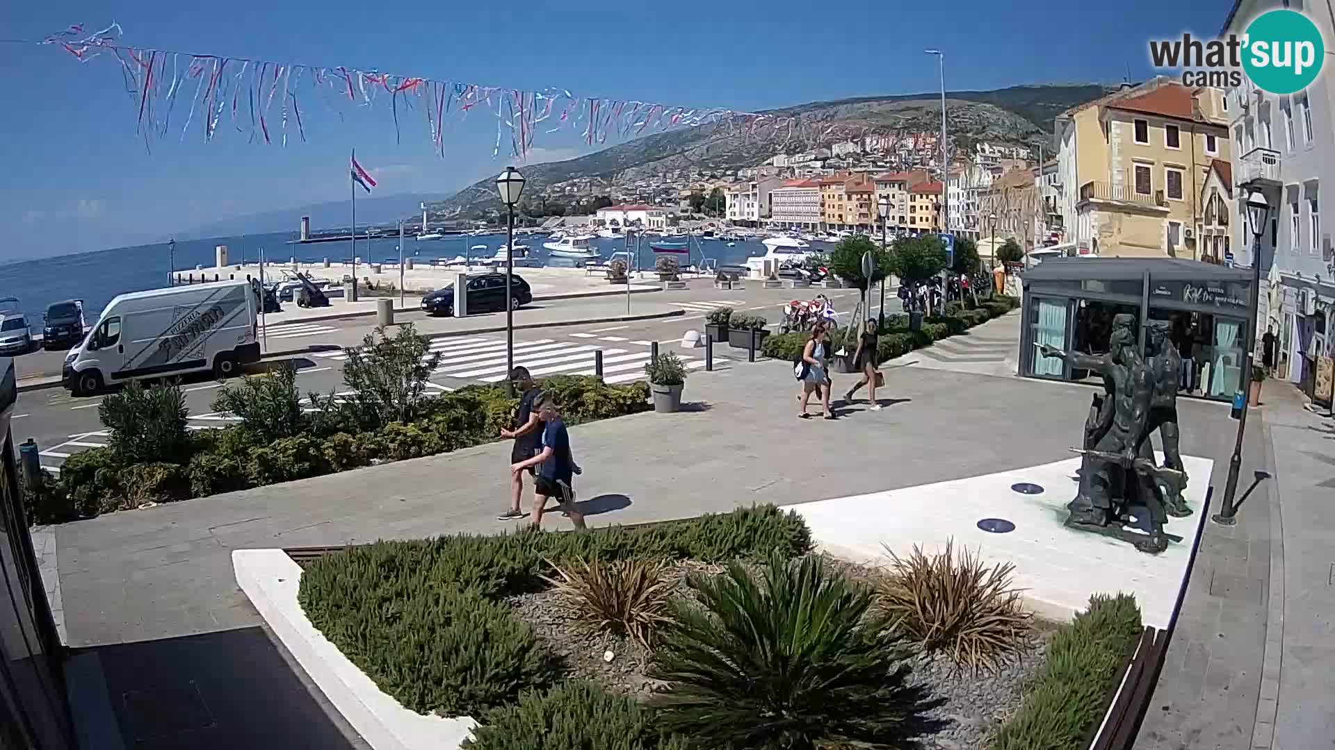 Live webcam Senj riva – fronte mare