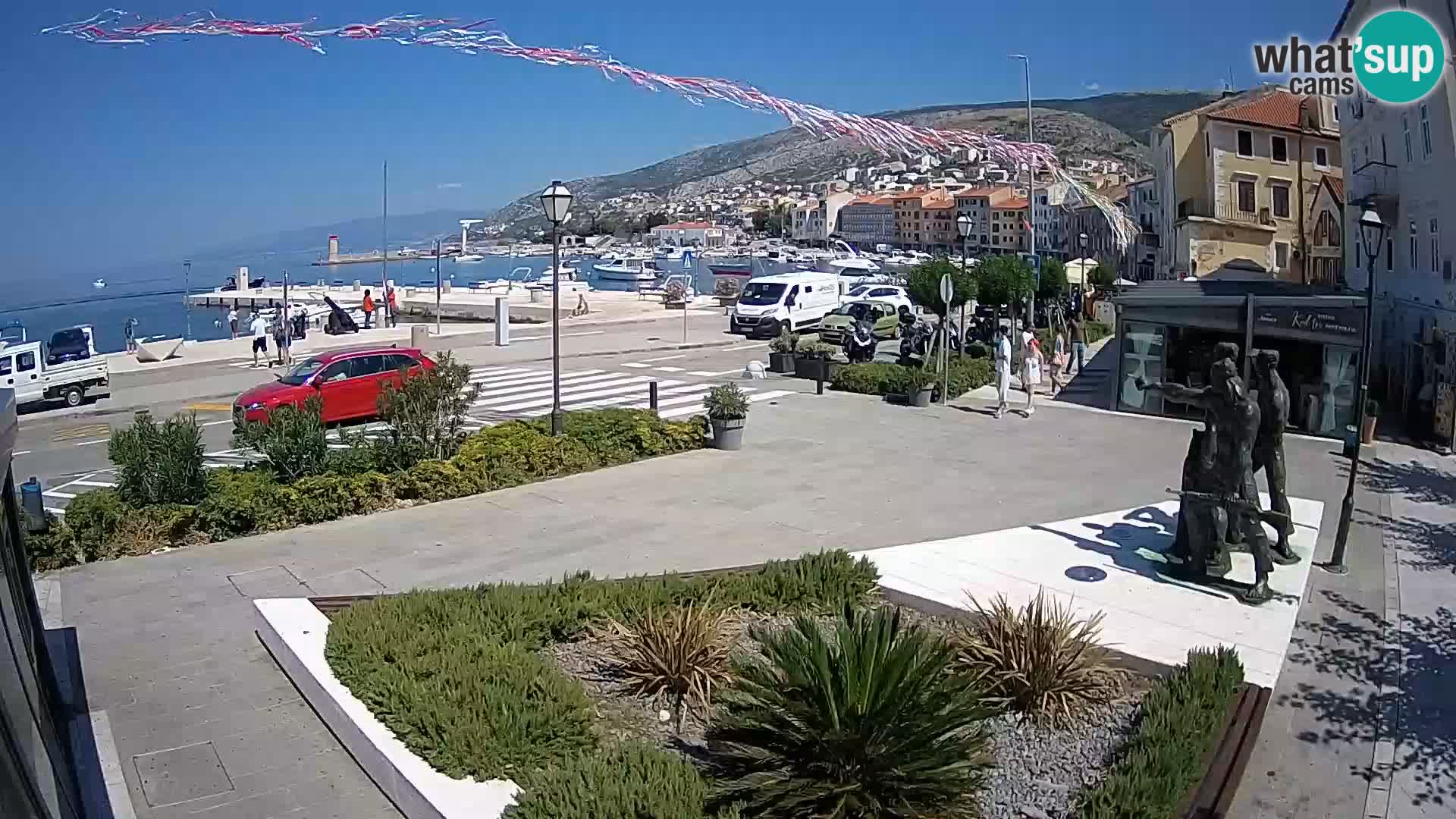 Spletna kamera v živo Senj riva – Hrvaška