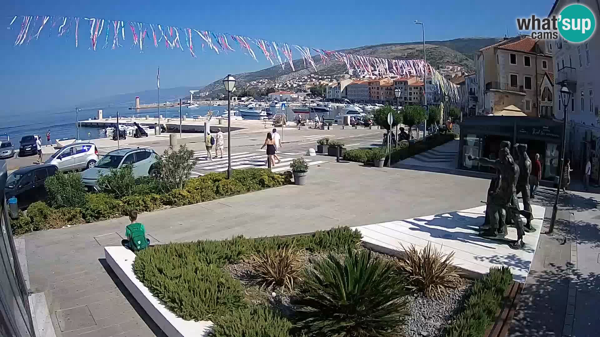 Live webcam Senj riva – seafront – Croatia