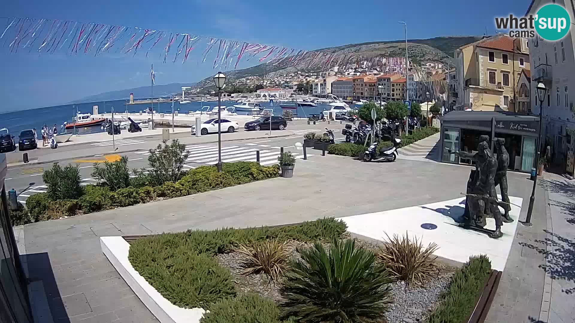 Live webcam Senj riva – seafront – Croatia
