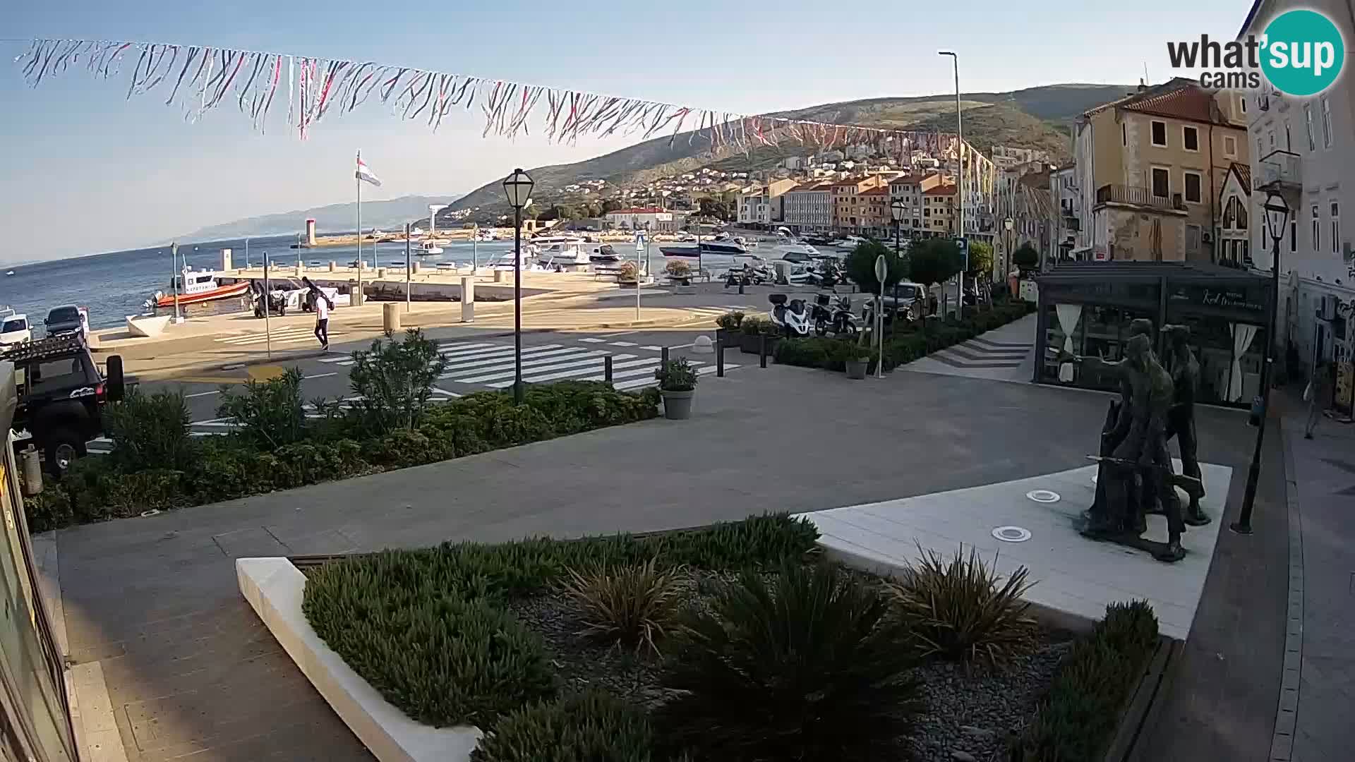 Live-Webcam Senj Riva – direkt am Meer – Kroatien