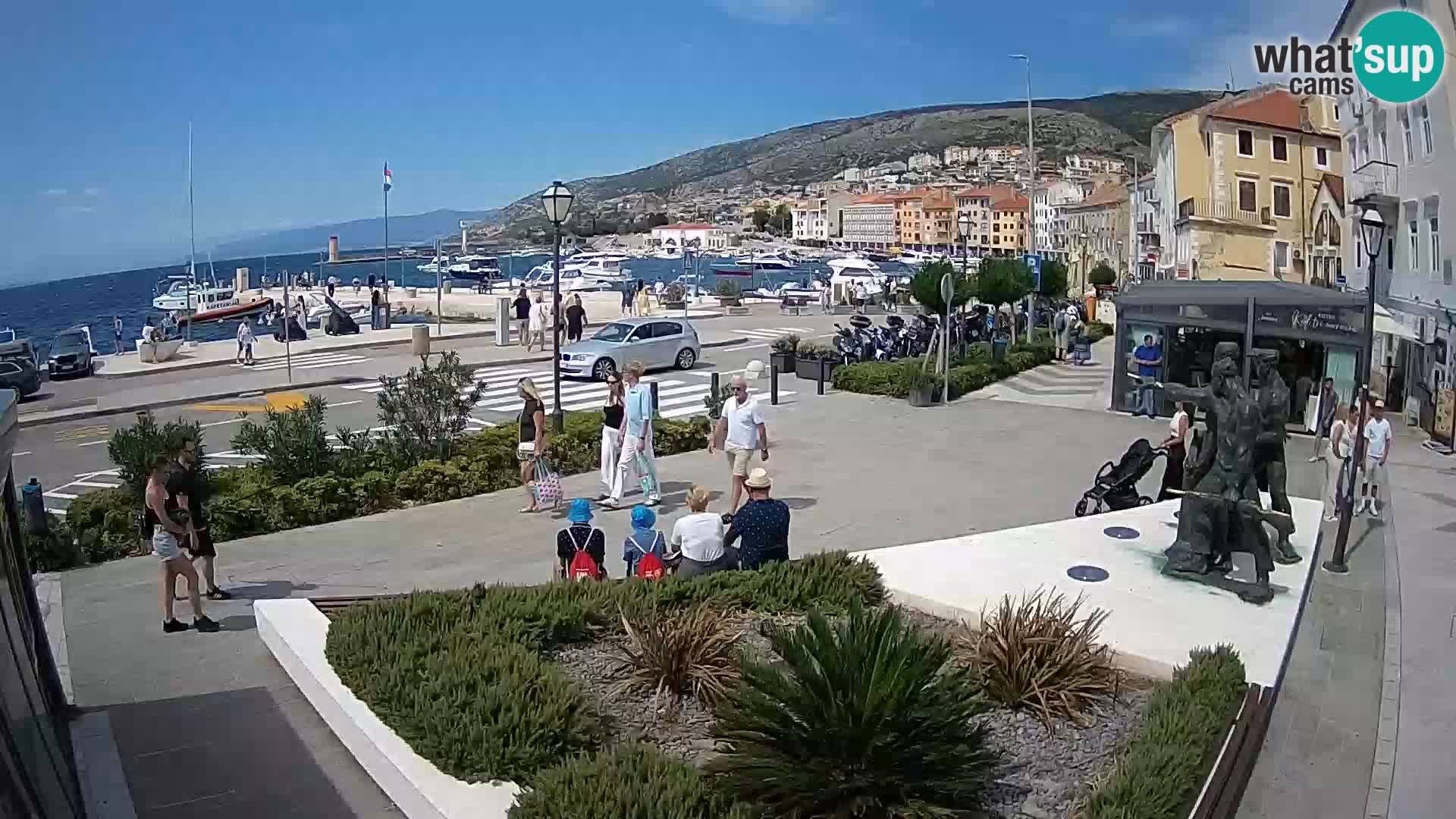 Live-Webcam Senj Riva – direkt am Meer – Kroatien