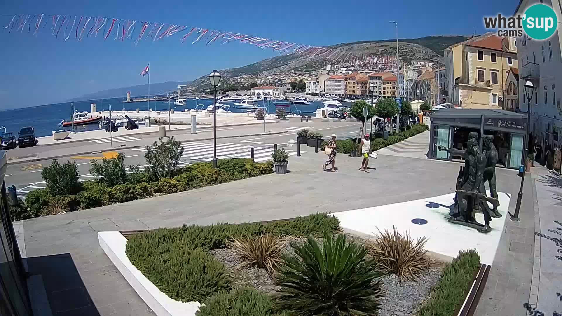 Live webcam Senj riva – seafront – Croatia