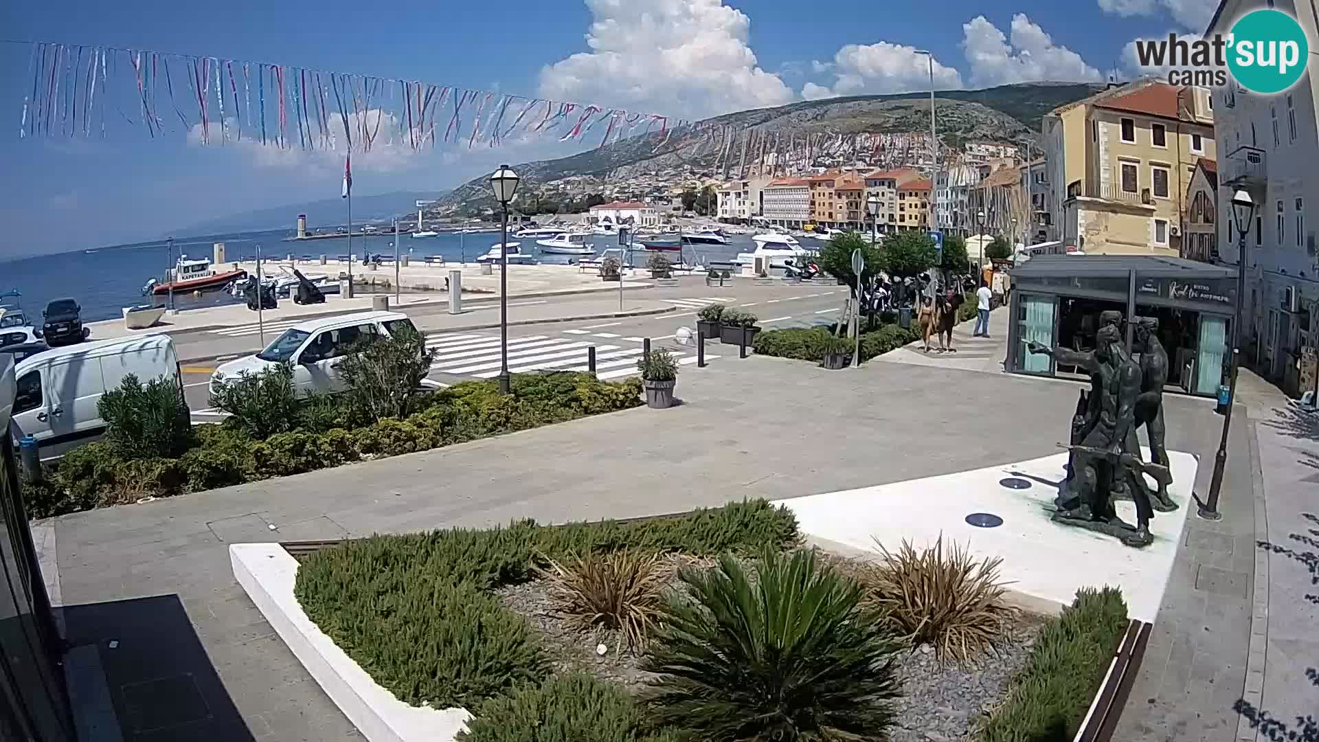 Live webcam Senj riva – seafront – Croatia