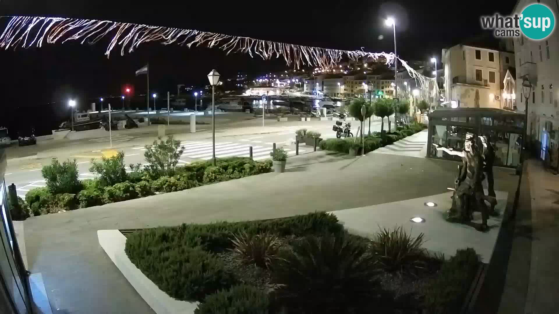 Live-Webcam Senj Riva – direkt am Meer – Kroatien