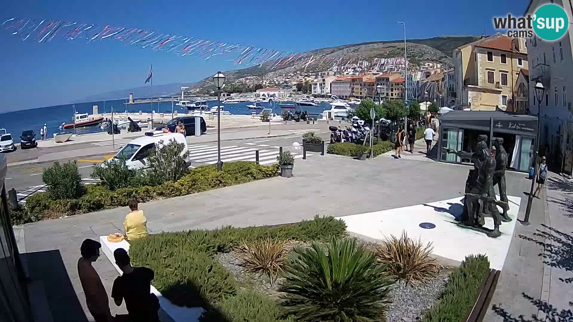 Live webcam Senj riva – seafront – Croatia