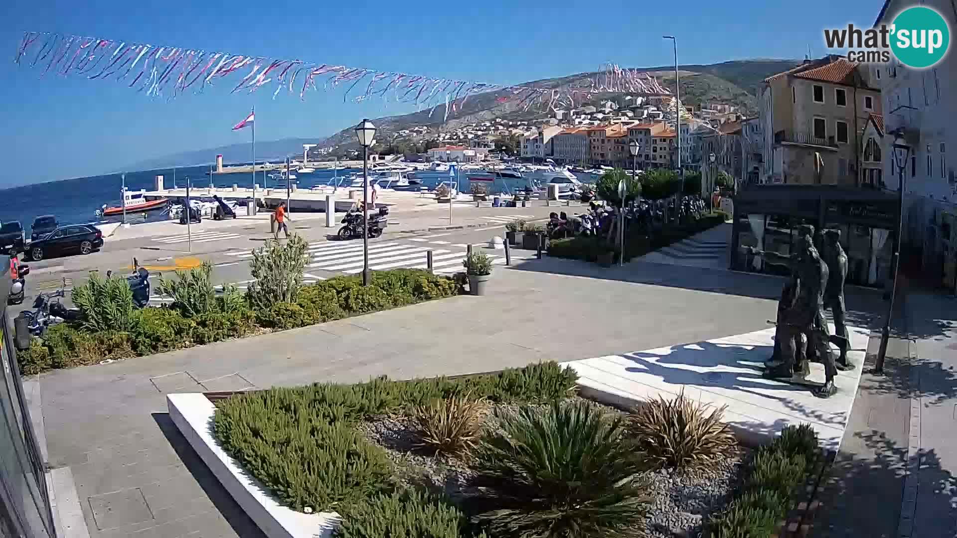 Live-Webcam Senj Riva – direkt am Meer – Kroatien