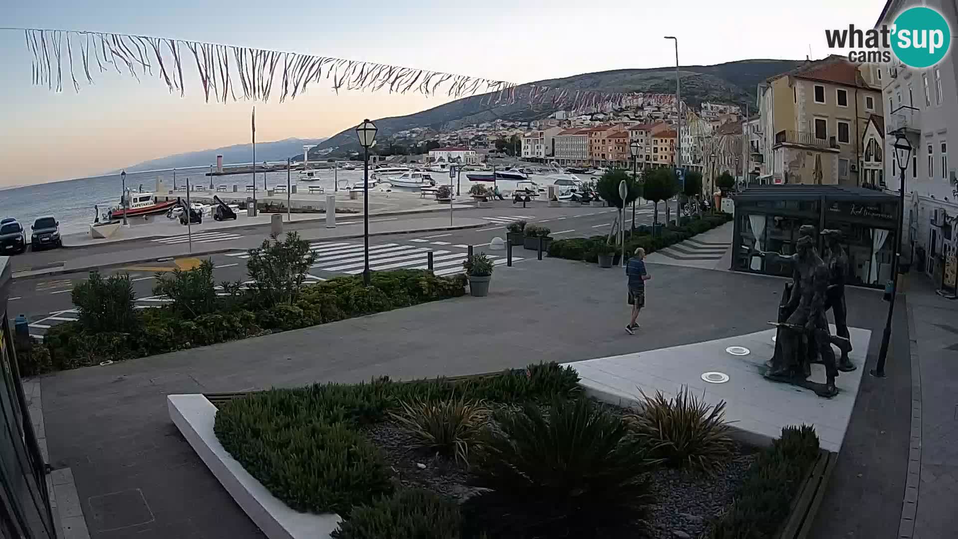 Live webcam Senj riva – seafront – Croatia