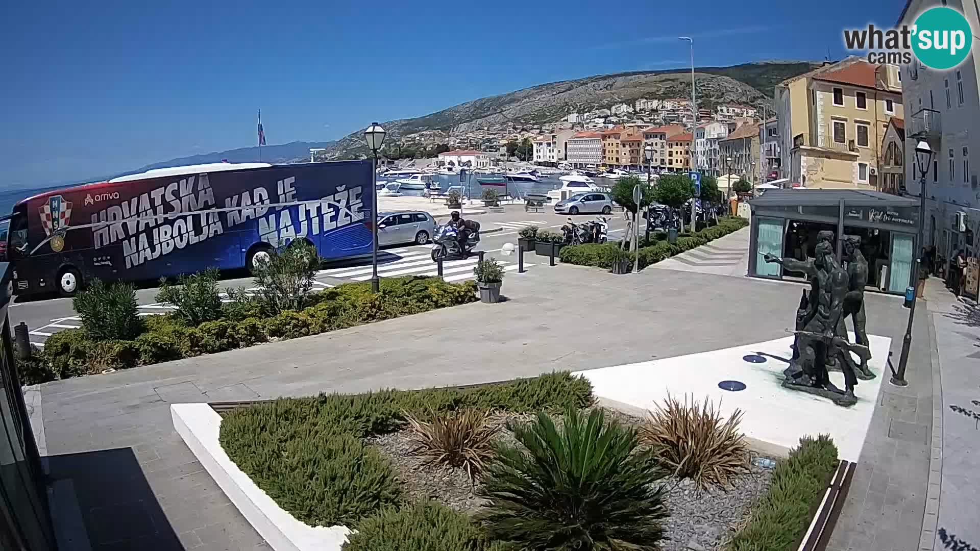 Live-Webcam Senj Riva – direkt am Meer – Kroatien