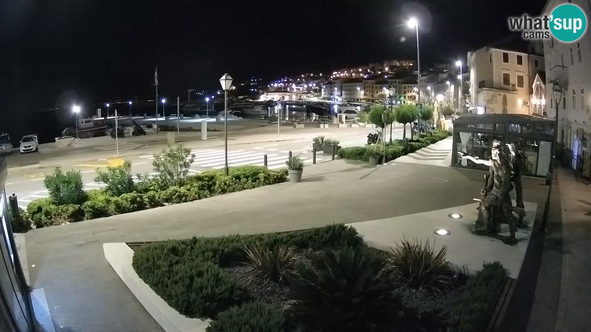 Live webcam Senj riva – fronte mare