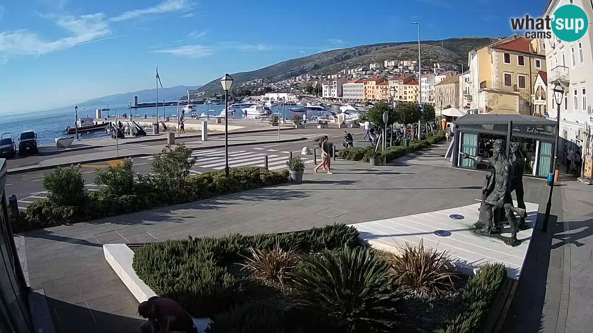 Live-Webcam Senj Riva – direkt am Meer – Kroatien