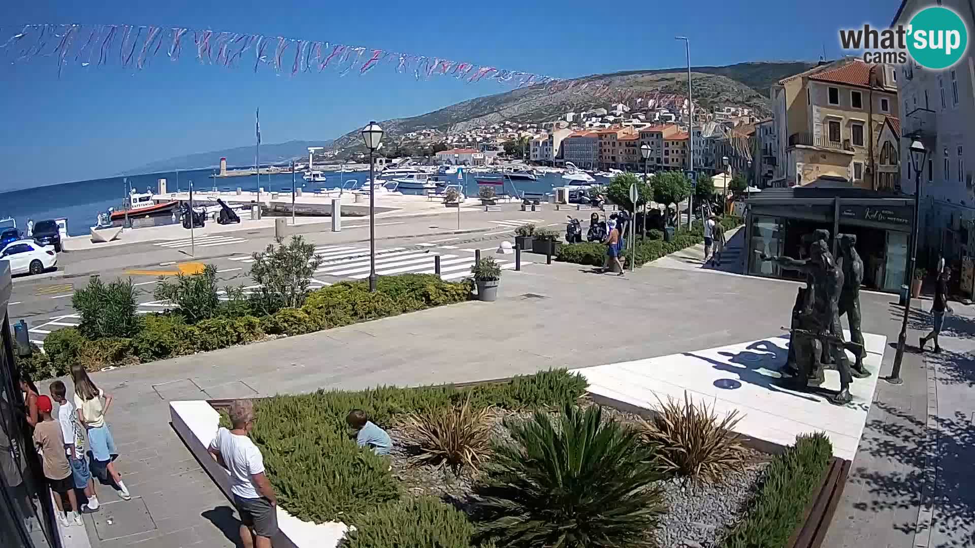 Live-Webcam Senj Riva – direkt am Meer – Kroatien