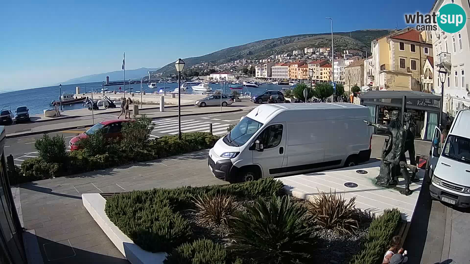 Live-Webcam Senj Riva – direkt am Meer – Kroatien