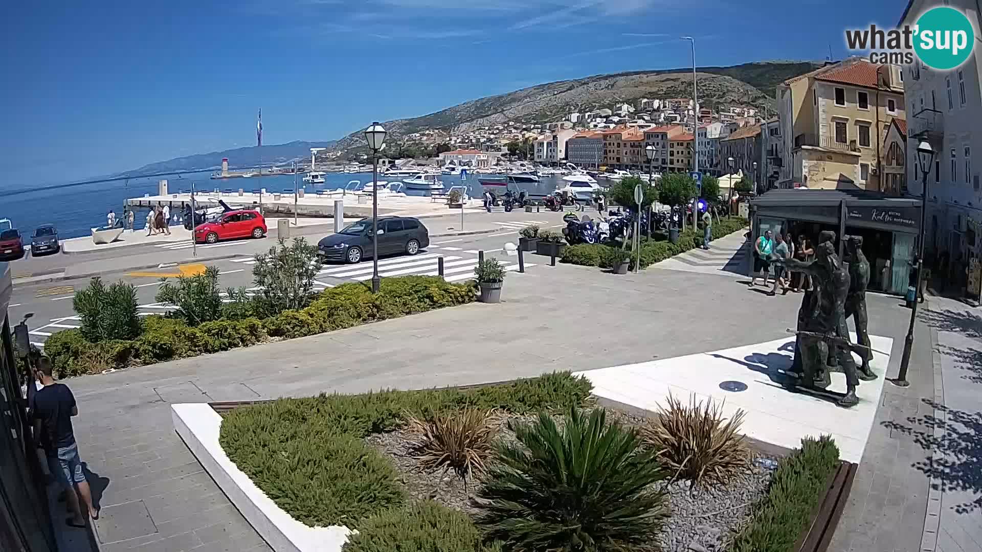 Live-Webcam Senj Riva – direkt am Meer – Kroatien