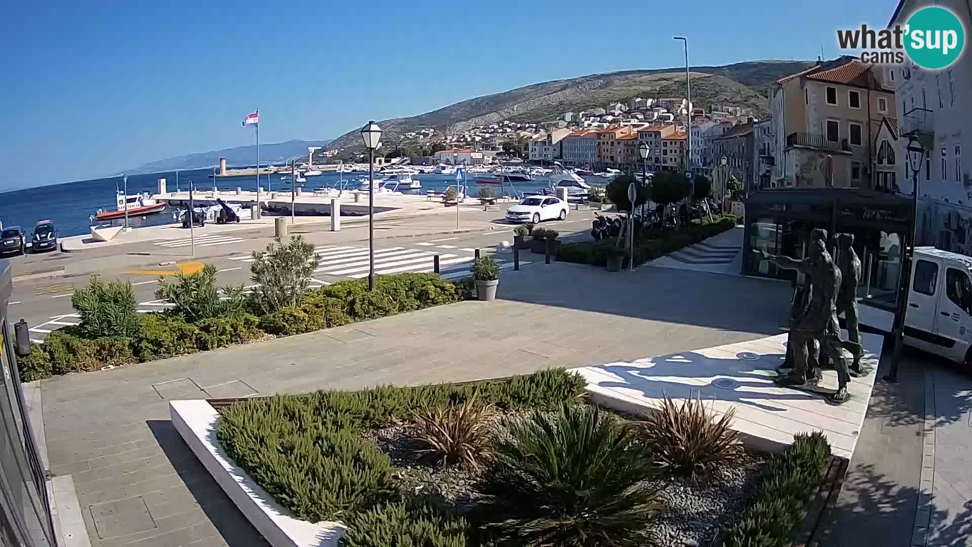 Live-Webcam Senj Riva – direkt am Meer – Kroatien