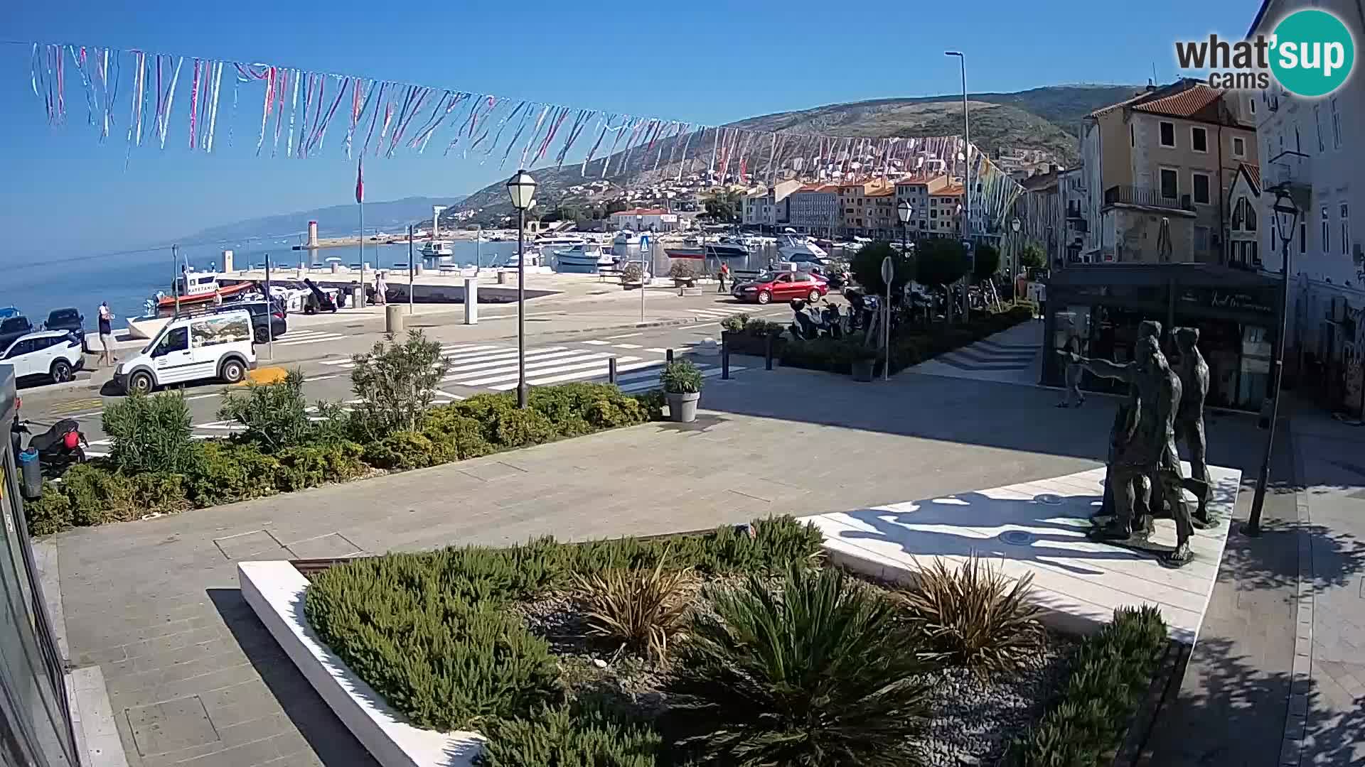 Live webcam Senj riva – seafront – Croatia